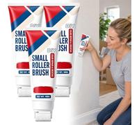 DIY Waterproof Wall Repair Paste with Integrated Small Roller Brush (3PCS) | All-in-One Wall Repair Paste with Roller Brush, Roller Wall Repair Paste for Drywall, Plaster & Stain Covering