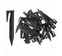 DIYCUT 100 Pezzi Picchetti Filo Perimetrale, 8,5 cm Picchetti per Robot Tagliaerba, Plastica PP Picchettis per Tosaerba, Picchettis Ganci da Terra, per Delimitazione Tosaerba, Tenda, Telo Impermeabile