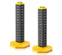 DIYCUT 2 Pezzi Righello per Livellamento Piastrelle, Livello Soffitto Righello, Strumento Livellatore Pavimenti, con Base Magnetica, per Progetti di Costruzione, Soffitti, Pavimenti