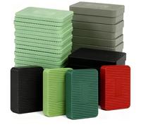 DIYCUT 60 Pezzi Spessori in Plastica 60 x 40 mm, Antiscivolo Spessori in Plastica per Mobili PP, Distanziatori in Plastica, 1.5/2/3/5/10/15/20 mm, per Porte Finestre Terrazze Soffitti