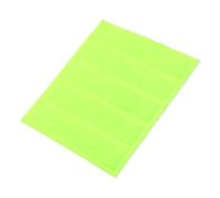 DIYEAH 1 Foglio Patch riflettente Adesivi rimovibili difficile riflettori decalcomania Accessori riflessivo adesivo per elmetto adesivi per cappelli di sicurezza pvc Light Green