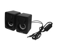 DIYEAH 1 Paio Audio del Computer minuscolo Elegante Altoparlante Altoparlanti del Computer Altoparlante alla Moda -Penito Compatto Mini Altoparlante Speaker Musicale tecnopolimeri Nero