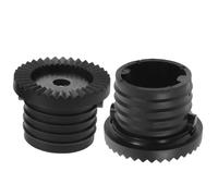 DIYEAH 1 paio di ruote dentate per altalena da esterno a tubo tondo | Ingranaggi in plastica di ricambio per barra superiore da 48 mm, ricambi per altalene da veranda e patio.