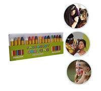 DIYEAH 1 Set 16 Pastelli per il viso pittura facciale Crayons Colore penne da disegno per colorare pastello per dipingere il viso Protezione ambientale cera d'api