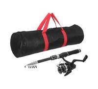 DIYEAH 1 Set di canne da Pesca telescopiche Portatili, per Spinning e Casting, canne da Viaggio, Ideali per Principianti, per la Pesca con Esche Artificiali in Laghi, fiumi e oceani.
