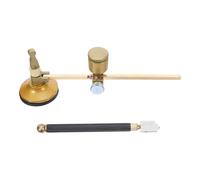 DIYEAH 1 Set di tagliavetro Circolare Portatile: calibrato al Centimetro - Righello Compasso da 40 cm con Penna per Incisione - Strumento tagliavetro Regolabile per Un Taglio preciso del Cerchio