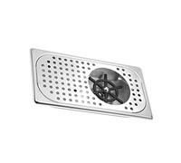 DIYEAH 1 Set lavabicchieri rondella a tazza per lavello rondella della tazza del lavello detergente per tazze per lavello sciacquatrice per lavello da cucina Acciaio inossidabile Argento