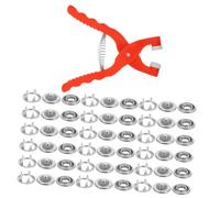 DIYEAH 1 Set Pulsante Set Di Strumenti Di Installazione Kit Da Cucito Per Tappezzeria Sartoria Kit Artigianale Fai Da Te Con Bottone a Pressione Tessuto Nozze Artiglio Gel Di Silice