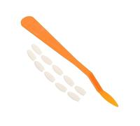 DIYEAH 1 Set set di gomma per schizzi gommapane strumenti morbidi pastello pan accessori per dipingere penna per pulire gli schizzi tergicristallo di spugna di schizzo Orange