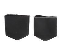 DIYEAH 1 Set Tappetino Antiscivolo Protezione Per La Copertura Dei Piedi Della Scala Caschetti A Scala Non Skid Pinze Cap Di Gomma Ladder Poggiapiedi Pieghevole Per Scaletta Nero 2 Pezzi