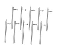 DIYEAH 10 Pezzi Accessori per Orologi Sostituzioni di Cinturini Perno di Rimozione Dell'orologio Tubo a Sgancio Rapido del Cinturino Accessorio Orologio Sbarra Silver Acciaio Inossidabile