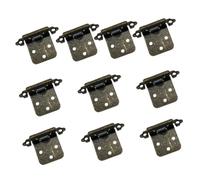 DIYEAH 10 pezzi Cerniere Molla Autochiudenti per Porte Armadio in Bronzo Cerniere da Mobili con Montaggio Vista e Viti Incluse Facili da Installare per Porte Cucina e Colore Casuale