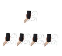 DIYEAH 10 Pezzi Cordoncino con Perline Farfalle Blu Ciondoli Decorativi per Telefono Chiavi Tracolla Elegante in Acrilico per Accessori Smartphone