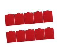 DIYEAH 10 Pezzi Custodie per CD e Dvd in Carta Rossa Buste Porta Dvd Leggere e Protettive Confezione Elegante per Archiviazione Musicale e Fotografica per Matrimoni e pubblicità