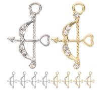 DIYEAH 10 pezzi di ciondoli a forma di Cupido: accessori pendenti per la festa della mamma per San fai da te, creazione di gioielli, collane e bracciali, 0,79 x 0,47 x 0,08 pollici