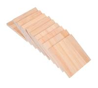 DIYEAH 10 pezzi di quadrati di legno per lavori artigianali: pezzi di quadrati di legno non finiti per dipingere, scrivere, incidere, creare e fare attività per bambini e famiglie.
