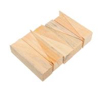 DIYEAH 10 Pezzi Fermaporta a Cuneo in Legno Resistente | Cuneo per Porte 10x3x3 Cm, Uso Versatile, Struttura Anti-deformazione, per Pavimenti e Interni