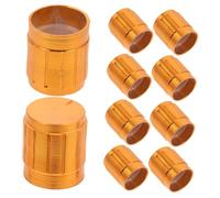 DIYEAH 10 Pezzi Manopole per Potenziometro Alluminio per Controllo Volume Chitarra Elettrica da Design e Resistente Migliorano Audio e Estetica Della Tua Strumentazione Musicale