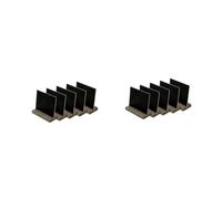 DIYEAH 10 Pezzi Mini Lavagne in con Supporto Piccole Lavagnette Tavolo Nere Lavagne per Messaggi e Segnaposto per Feste e Decorazioni