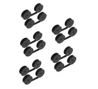 DIYEAH 10 Pezzi Nastro per Macchina da Scrivere Manuale Doppia Bobina Nero 2 Pezzi, Ricambio per Macchina da Scrivere Tradizionale Portatile, Accessorio per Ufficio e Scuola