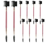 DIYEAH 10 pezzi Pettine per occhi per cani: Spazzola per rimuovere le macchie di lacrime - Strumento per la toelettatura del viso degli animali domestici - Pettine per animali domestici con manico in