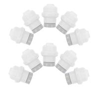 DIYEAH 10 Pezzi Portalampada Ceramico Resistenti Al per Lampade Sospensione Base e Antiruggine Facile Installazione per Cucina Ufficio e Locali Commerciali