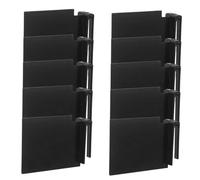 DIYEAH 10 Pezzi Separatore Organizzare Leggero in da le Abs per Nero e Gioco Carte Resistente Facilmente Trading Durante le Partite e L’archivio