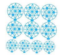 DIYEAH 10 Pezzi Supporti per Angurie da Giardino Portafrutta in Plastica Durevole per Coltivazione Sostegno Pratico per Piante Esterni Accessori per Campagna e Frutteto Blu