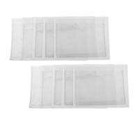 DIYEAH 10 Pezzi Tasche Adesive in Pvc per Etichette Design Autoadesivo e Facile Identificazione, Portafoglio Porta Carte per Organizzare Documenti e Biglietti da Visita
