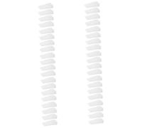 DIYEAH 10 Set Cunei Livellatori Per Pvc Trasparente Per Stabilizzazione Livellamento Oggetti Accessori Pratici Ristoranti 4 Pezzi*10