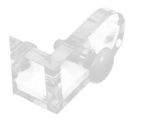 DIYEAH 10 Set Staffe Angolari Acrilico Trasparente Shape per Supporto e Fissaggio Scatole e Mobili Clip Facile da Installare Alta Trasparenza per Esposizioni Negozi e Uffici