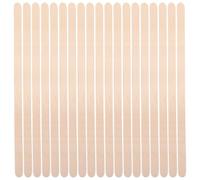 DIYEAH 100 Bastoncini di Legno per Ceretta Depilatoria Bordo Spesso Arrotondato, Applicatori per Cera Corpo e Sopracciglia, Set per Depilazione Professionale e Modellatura in Legno