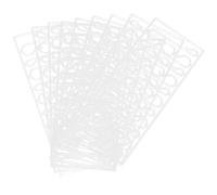 DIYEAH 100 Ganci Piccoli per Appendere Palline di Natale Ganci Trasparenti per Decorazioni Natalizie Set da 100 Pezzi per Calze e Accessori su Mensola Stufa Resistente Plastica per