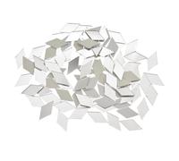 DIYEAH 100 Pezzi Adesivi Decorativi A Specchio con Diamanti Decorazione per La Casa Decorazione da Parete A Specchio Adesivo da Parete Decalcomanie da Parete per San Adesivo da