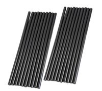 DIYEAH 100 Pezzi Bastoncini di Colla Termofusibile Neri, Hot Melt Adhesive Glue Stick in Eva e Resina, Leggeri, Facili da Trasportare e Riporre, per Carta da Ufficio e Foto