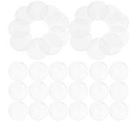 DIYEAH 100 Pezzi Di Perline Di Conchiglia Piatte Con Foro Pezzi Di Conchiglie Rotonde Acchiappasogni Pendenti Fette Rotonde Lucidate Accessori Per La Creazione Di Gioielli Orecchini Con