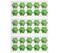 DIYEAH 100 pezzi Etichette Adesive Idroponiche per Piante in PVC Verde Resistenti e Facili da Scrivere per Giardinaggio Indoor Senza Terra