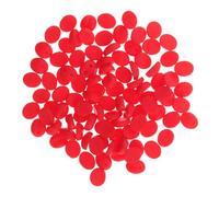 DIYEAH 100 Pezzi Flatback Resin Pig Snout Nose for Amigurumi Crochet Dolls Safety Craft Accessories for Handmade Plush Toys