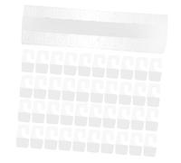 DIYEAH 100 pezzi Ganci Autoadesivi Trasparenti in PVC per Appendere Ganci Stabili e Resistenti per Esposizione al Dettaglio Facili da Usare e Installare per Casa e Ufficio