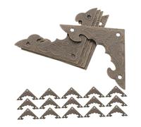 DIYEAH 100 Pezzi Protezioni Angolari Per Mobili Protezioni Angolari Di Sicurezza Antiche In Metallo Vintage Decorative
