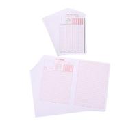 DIYEAH 100 Schede Con Griglia Per Le Risposte Al Test Di Servizio Civile Blocco Per Le Risposte All'Esame Di Servizio Civile Carta Da Lettere Per Saggi