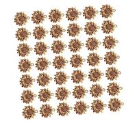 DIYEAH 100pezzi Ciondoli Fai Da Te Forma Di Girasole in Lega Antica Di Ciondolo Decorativo Per Braccialetti e Portachiavi