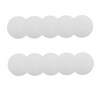 DIYEAH 10pezzi Isolanti Fibra Ceramica Rotondi per Forno Microonde Carta Ignifuga per Vetrofusione e Ceramica per Progetti Fai da Te e Applicazioni Ad Alta Temperatura