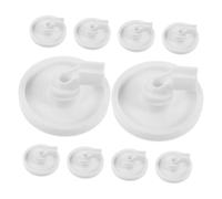 DIYEAH 10pezzi Kit Rulli Per Lavastoviglie in Plastica Sostituzione Rulli Per Inferiore Parti Riparazione Per Lavastoviglie Kit Accessori Perni Per Ruote Del