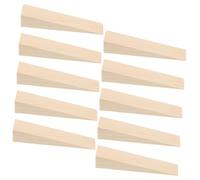 DIYEAH 10pezzi Sicurezza in Triangolare per Fermaporta da Pavimento Cunei in Massello per Parte Inferiore della Porta Fermaglio Antiscivolo