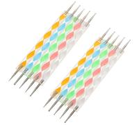 DIYEAH 10pezzi Strumenti per Modellare Palline Doppia estremità Strumenti per Modellare Palline per Intagli in Argilla Fai da Te Ceramica Goffratura Mandala e Progetti di Nail Art