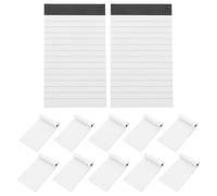 DIYEAH 12 blocchi note piccoli: blocchi note 5 x 3 pollici A7 - Blocchi note da scrivania a righe per ufficio, scrittura e presa di appunti, 30 fogli ciascuno