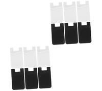 DIYEAH 12 Pezzi Adesivo per in Silicone e Wallet Stick per di Credito e Contanti per Quotidiano Nero