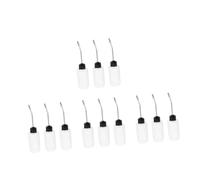 DIYEAH 12 Pezzi Bottiglie Olio per Macchina da Cucire con Beccuccio in Ferro e Tappo Contenitori Vuoti per Olio di Precisione Resistenti e Versatili per Oliatore Officina e Manutenzione