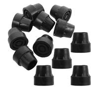 DIYEAH 12 Pezzi Coprigambe in Gomma per Trampolino Tappi Antiscivolo, Protezione Tubi Gambe, Accessori Ricambio per Stabilità e Durata Trampolini